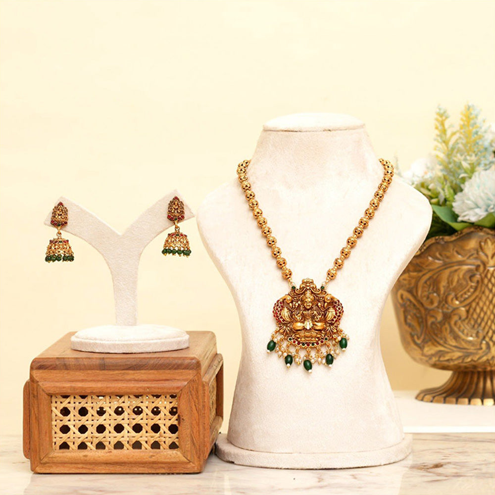 Beryachi Deivam Temple Necklace and Earrings