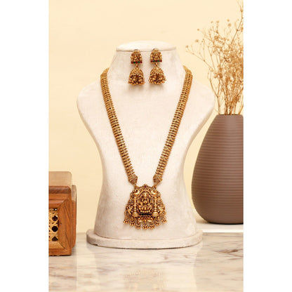 Beryachi Abharanam Temple Necklace and Earrings