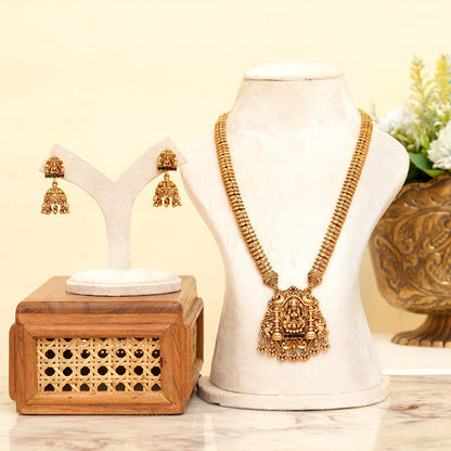 Beryachi Abharanam Temple Necklace and Earrings