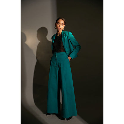 BETRUE Jade Blazer and Palazzo Pants (Set of 2)