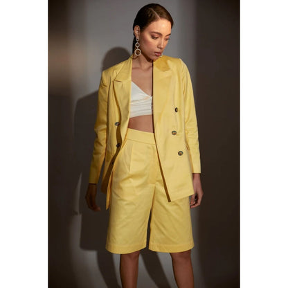 BETRUE Canary Blazer and Shorts (Set of 2)