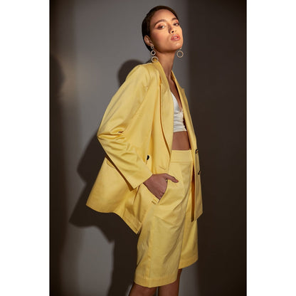 BETRUE Canary Blazer and Shorts (Set of 2)