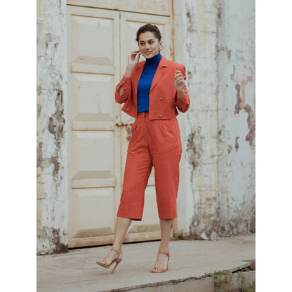 BETRUE Berry Blazer and Culottes (Set of 2)