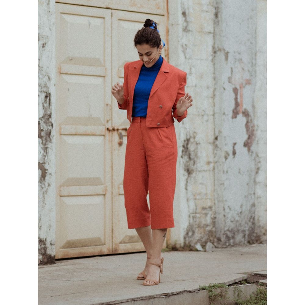 BETRUE Berry Blazer and Culottes (Set of 2)