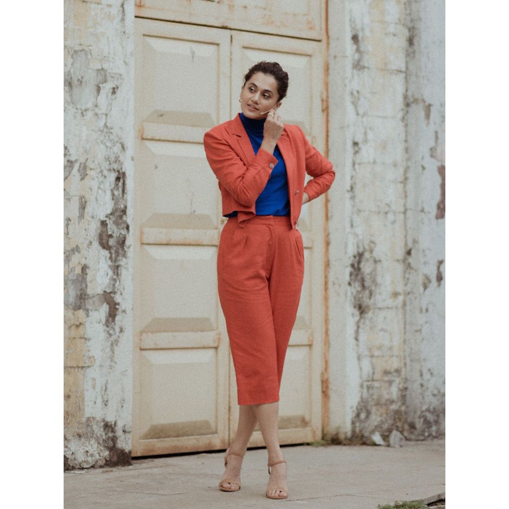 BETRUE Berry Blazer and Culottes (Set of 2)