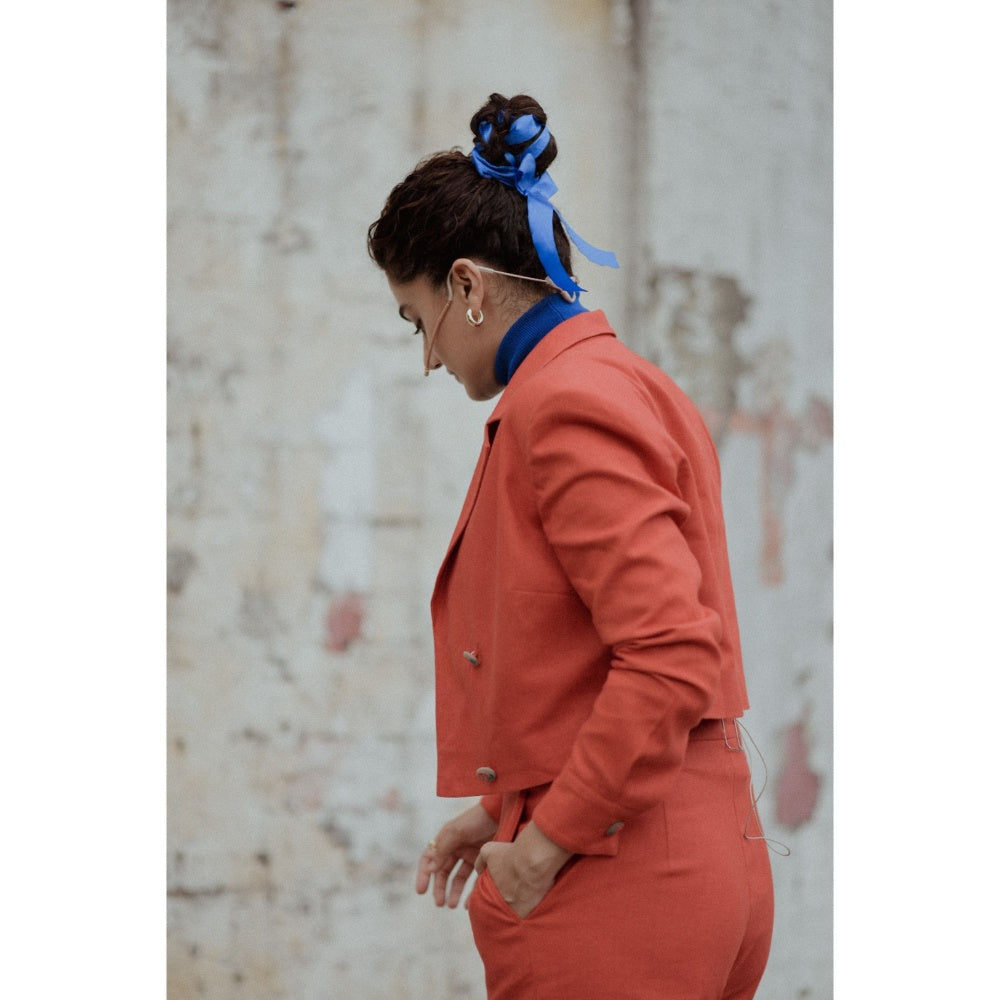 BETRUE Berry Blazer and Culottes (Set of 2)