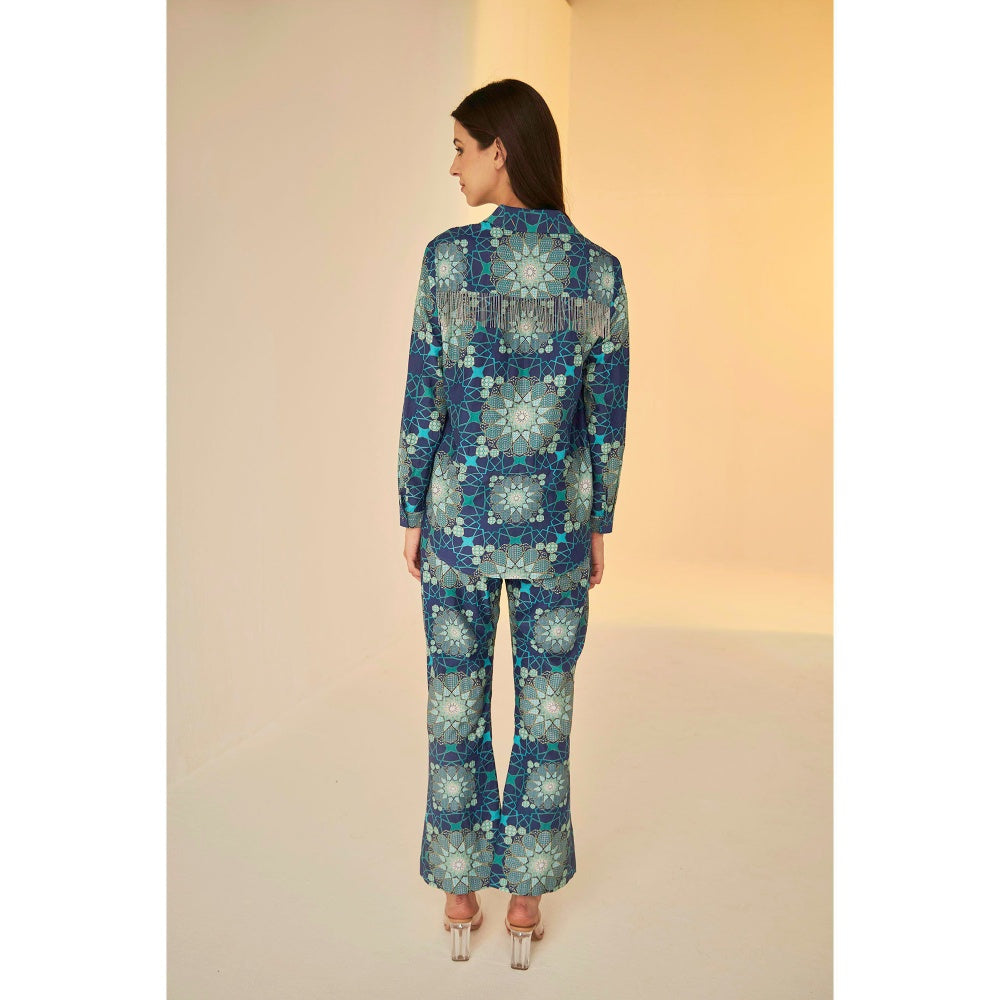 BETRUE Bliss Tashkent Print Shirt and Pant Set (Set of 2)