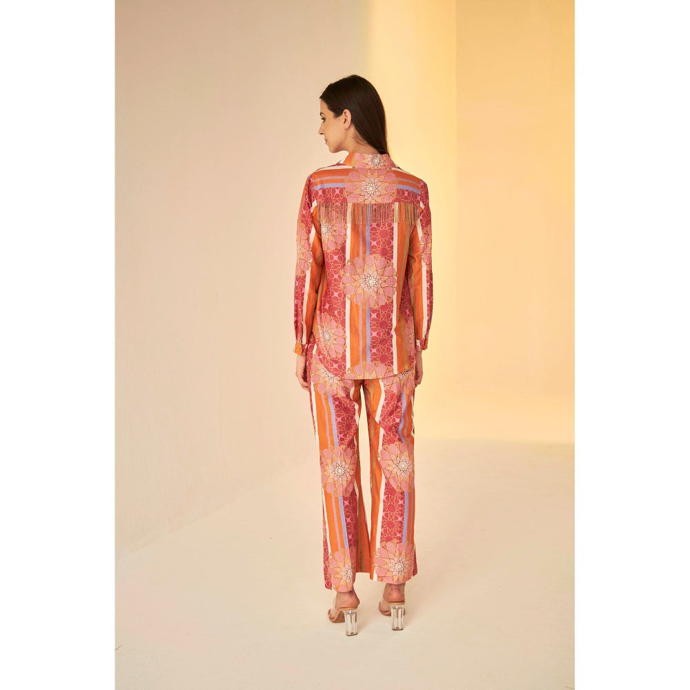 BETRUE Bliss Bukhara Print Shirt and Pant Set (Set of 2)