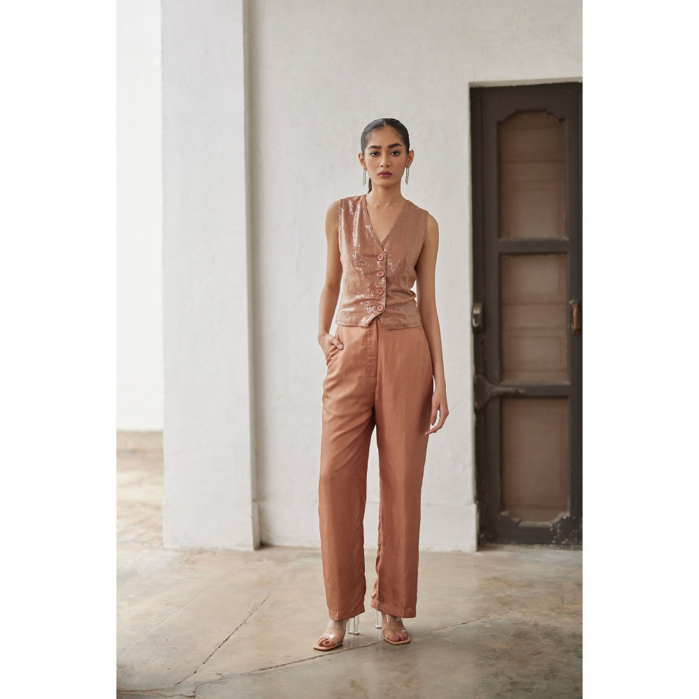 BETRUE Macchiato Sequins Waistcoat