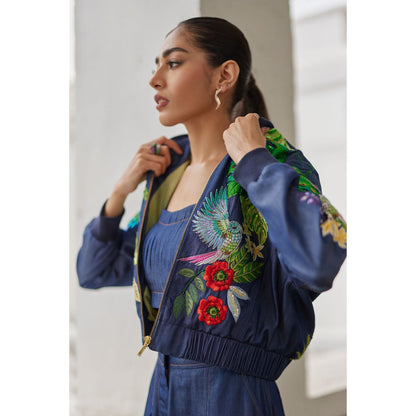 BETRUE Denim Buda Embroidered Jacket