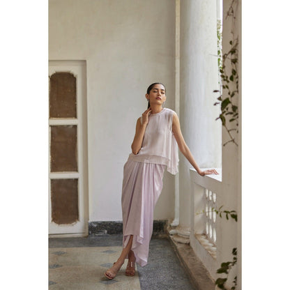 BETRUE Lilac Sequins Top