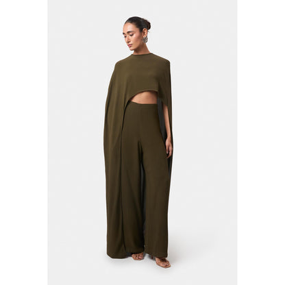 BEYOND Alaia Tailored Pant - Olive