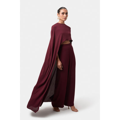 BEYOND Alaia Tailored Pant - Wine