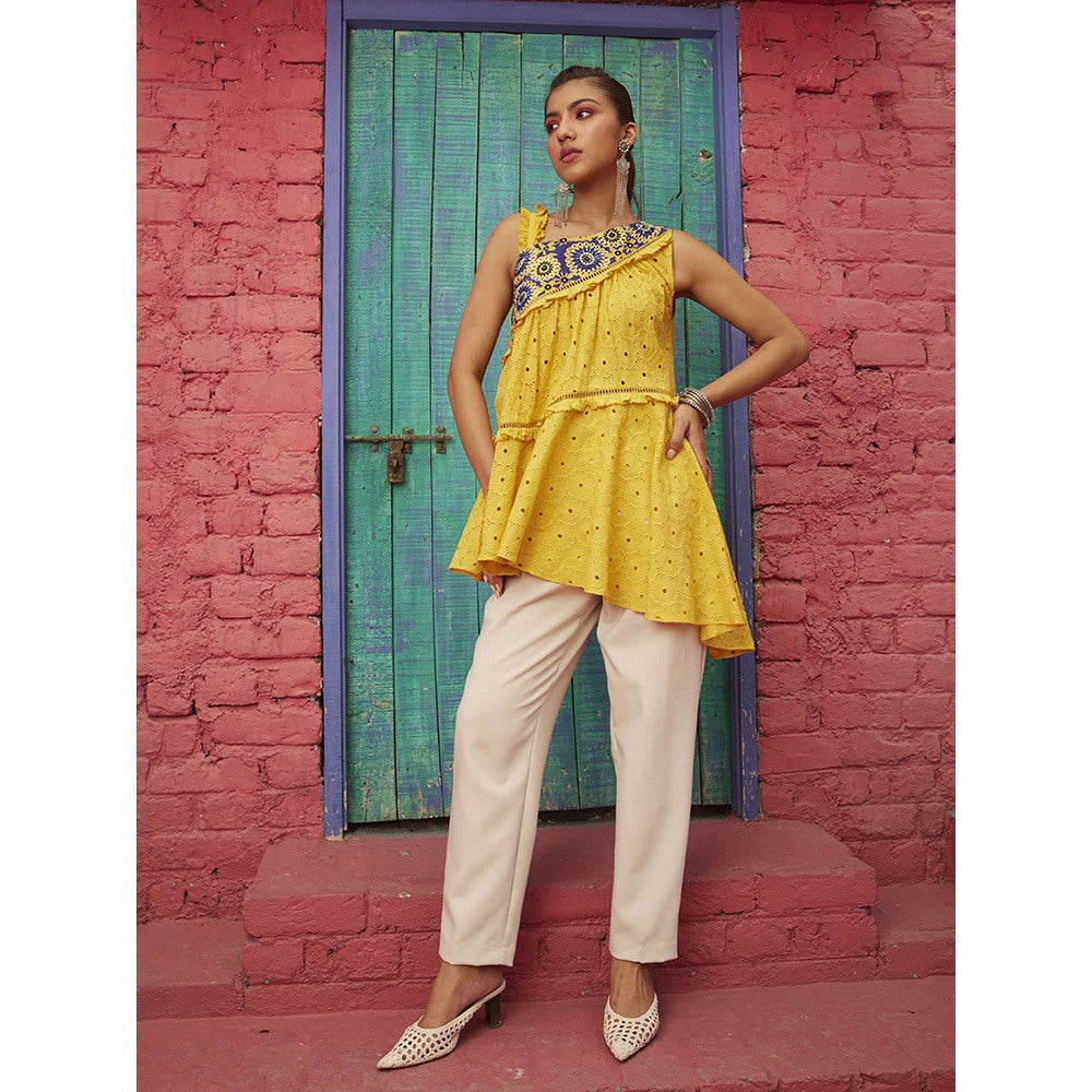 Bhanuni by Jyoti Tuscany Yellow Top