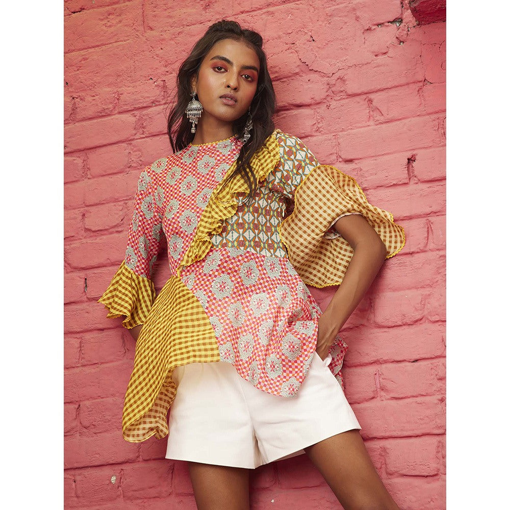 Bhanuni by Jyoti Multi-Colour Top