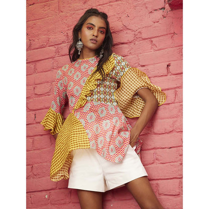 Bhanuni by Jyoti Multi-Colour Top
