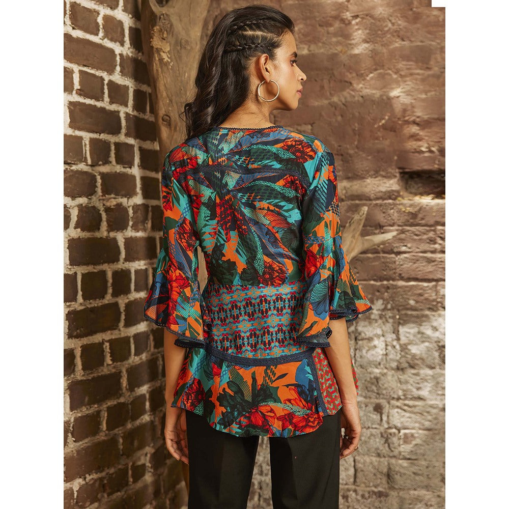 Bhanuni by Jyoti Scarlet Top