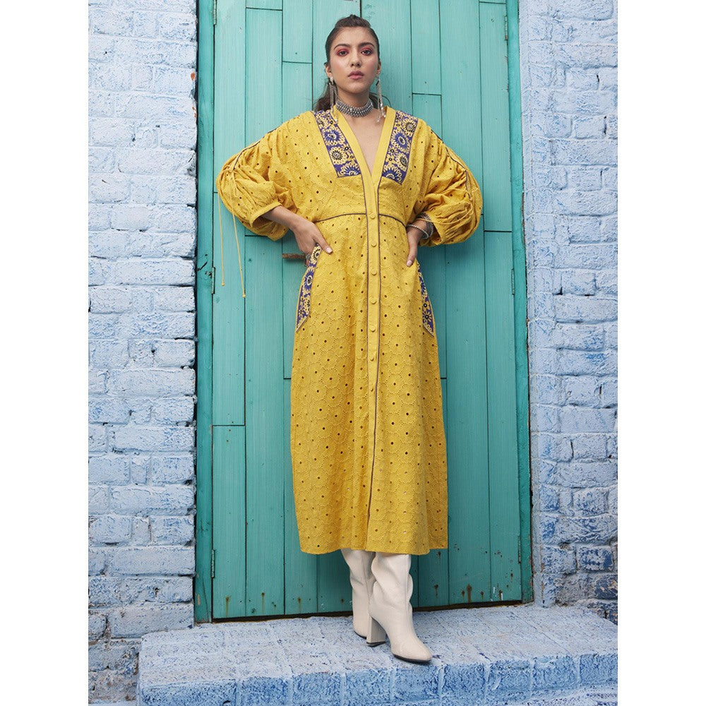 Bhanuni by Jyoti Banana Yellow Maxi Dress