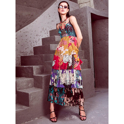 Bhanuni by Jyoti Multi Coloured Maxi Dress