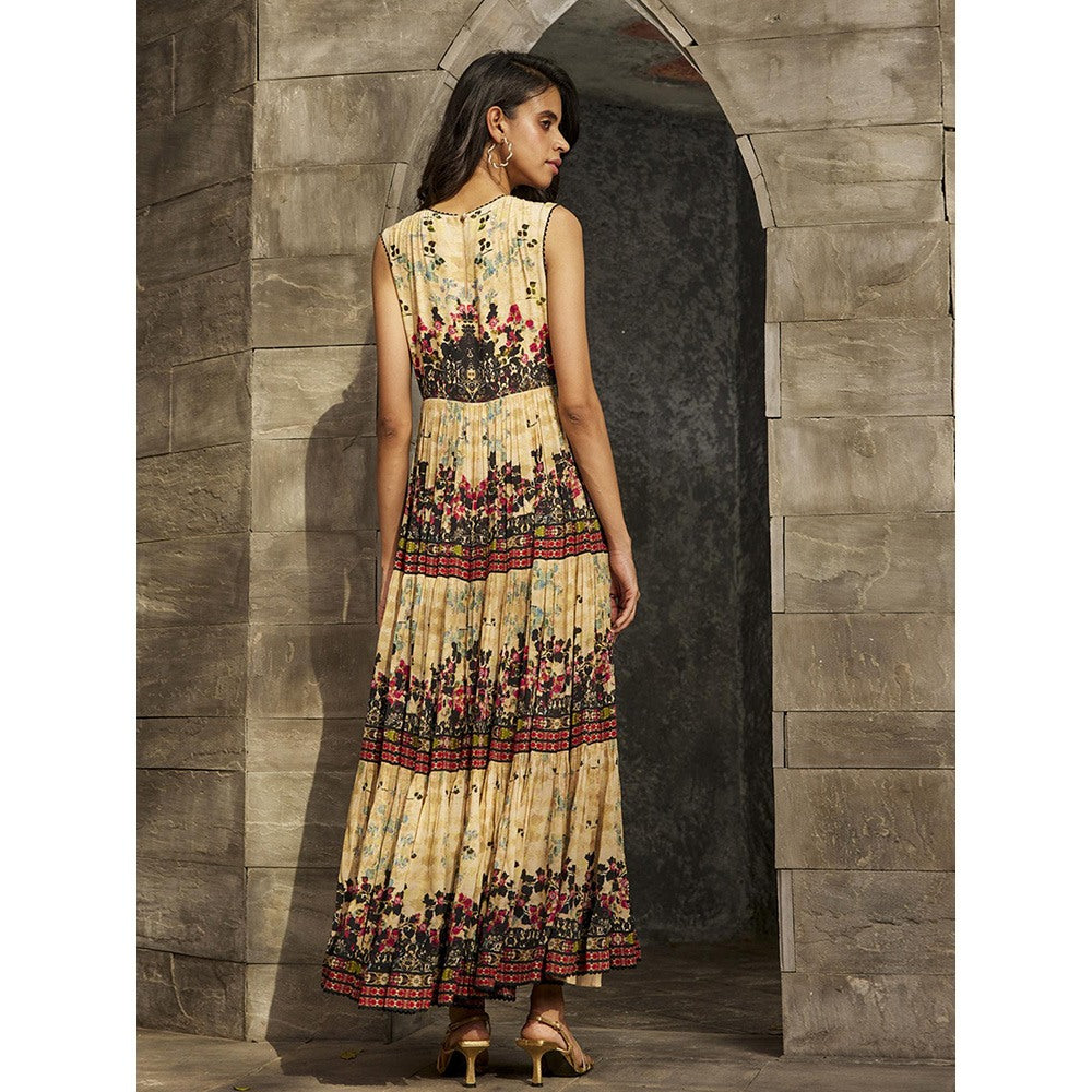 Bhanuni by Jyoti Ochre Yellow Maxi Dress