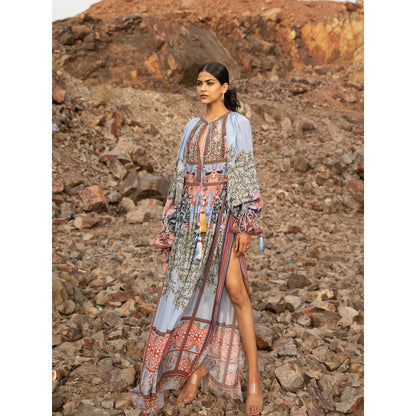 Bhanuni by Jyoti Blue Maxi Dress