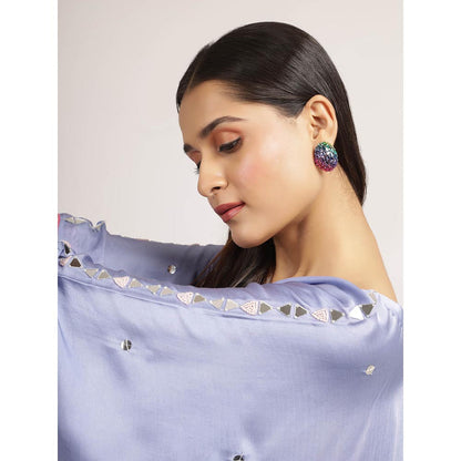 Bha-Sha Blue Gayatri Kaftan Dress