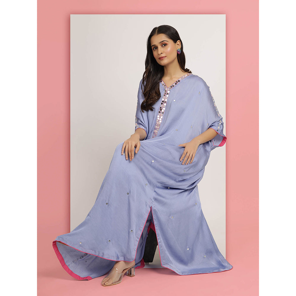 Bha-Sha Blue Gayatri Kaftan Dress