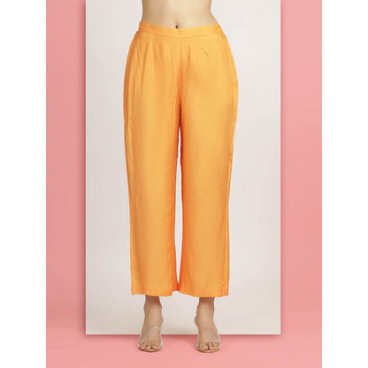 Bha-Sha Yellow Shaheen Kurta With Pant