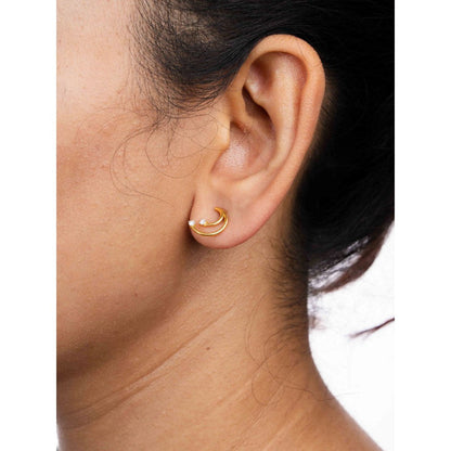 Bijou Co. Ezra Lab Grown Diamond Studs - White