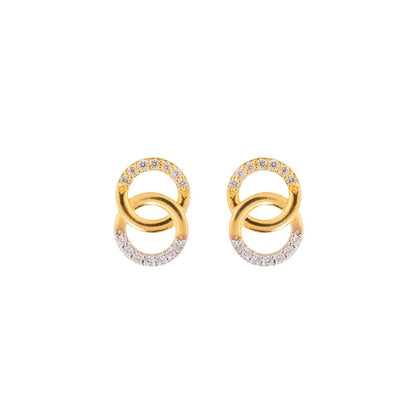 Bijou Co. Unity Lab Grown Diamond Studs - White