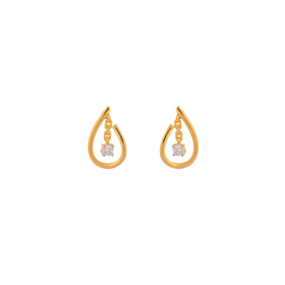 Bijou Co. Harper Lab Grown Diamond Studs - White
