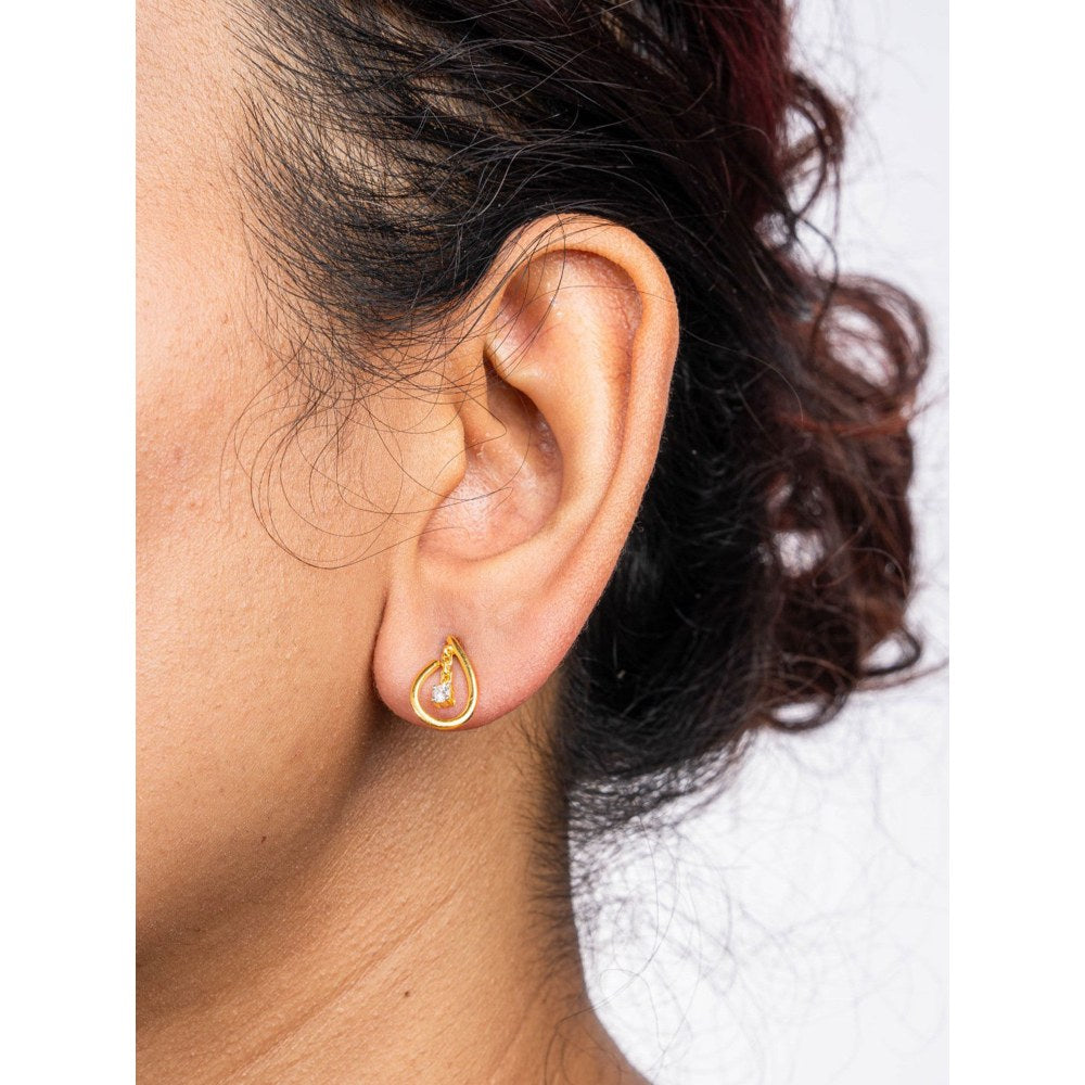 Bijou Co. Harper Lab Grown Diamond Studs - White