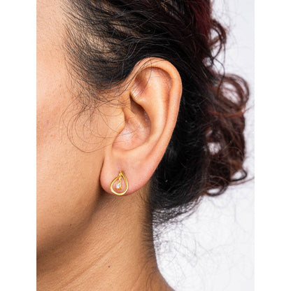 Bijou Co. Harper Lab Grown Diamond Studs - White