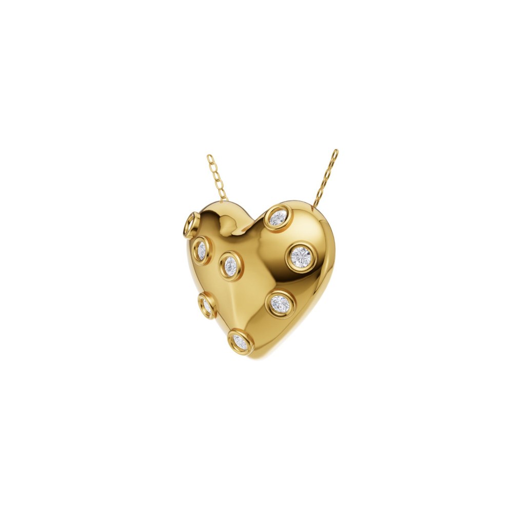 Bijou Co. Cordelia Lab Grown Diamond Pendant - White