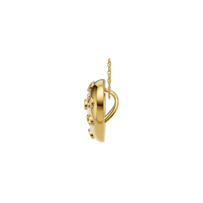Bijou Co. Cordelia Lab Grown Diamond Pendant - White