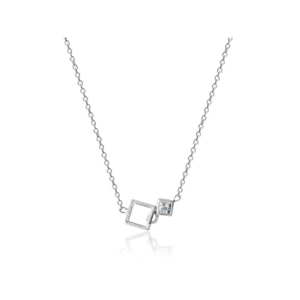 Bijou Co. Apex Lab Grown Diamond Necklace - White