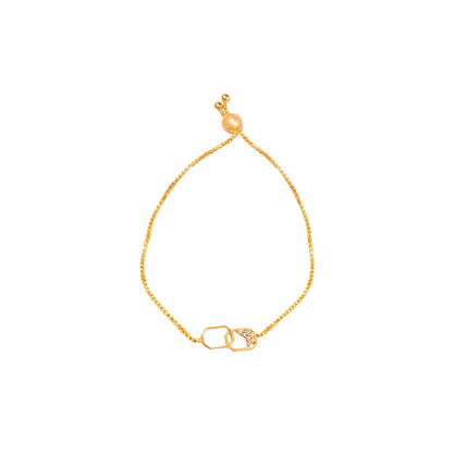Bijou Co. Octavia Lab Grown Diamond Bracelet - White