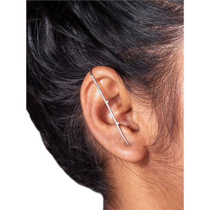 Bijou Co. Streamline Lab Grown Diamond Earrings - White
