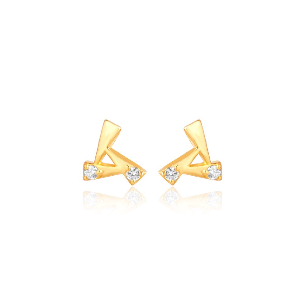 Bijou Co. Gale Lab Grown Diamond Studs - White