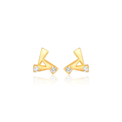 Bijou Co. Gale Lab Grown Diamond Studs - White