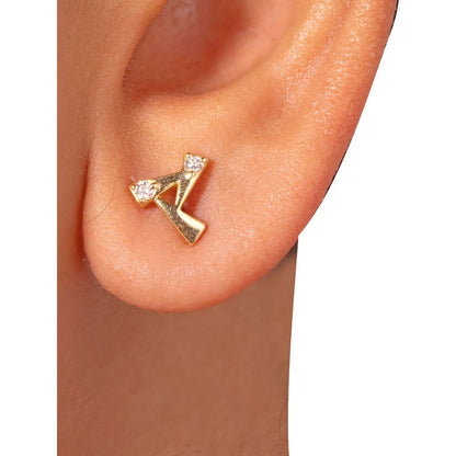 Bijou Co. Gale Lab Grown Diamond Studs - White
