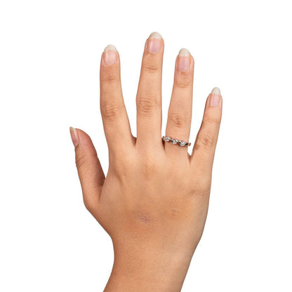 Bijou Co. Cascading Heart Lab Grown Diamond Ring - White