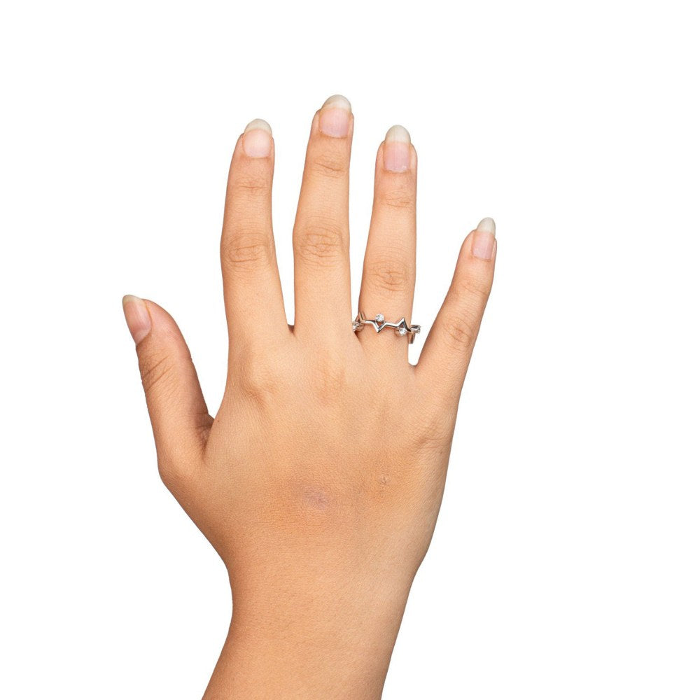 Bijou Co. Valley Lab Grown Diamond Ring - White
