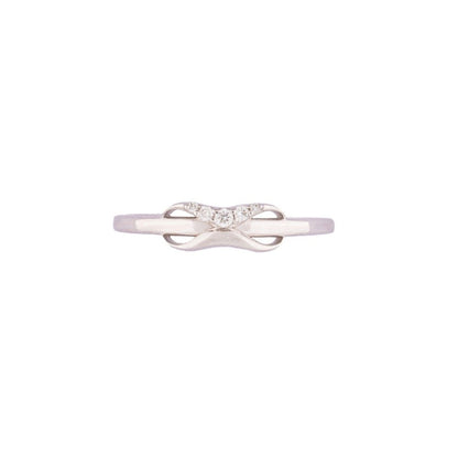 Bijou Co. Loopy Lab Grown Diamond Ring - White