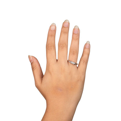Bijou Co. Loopy Lab Grown Diamond Ring - White