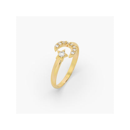 Bijou Co. Celestial Lab Grown Diamond Ring - White