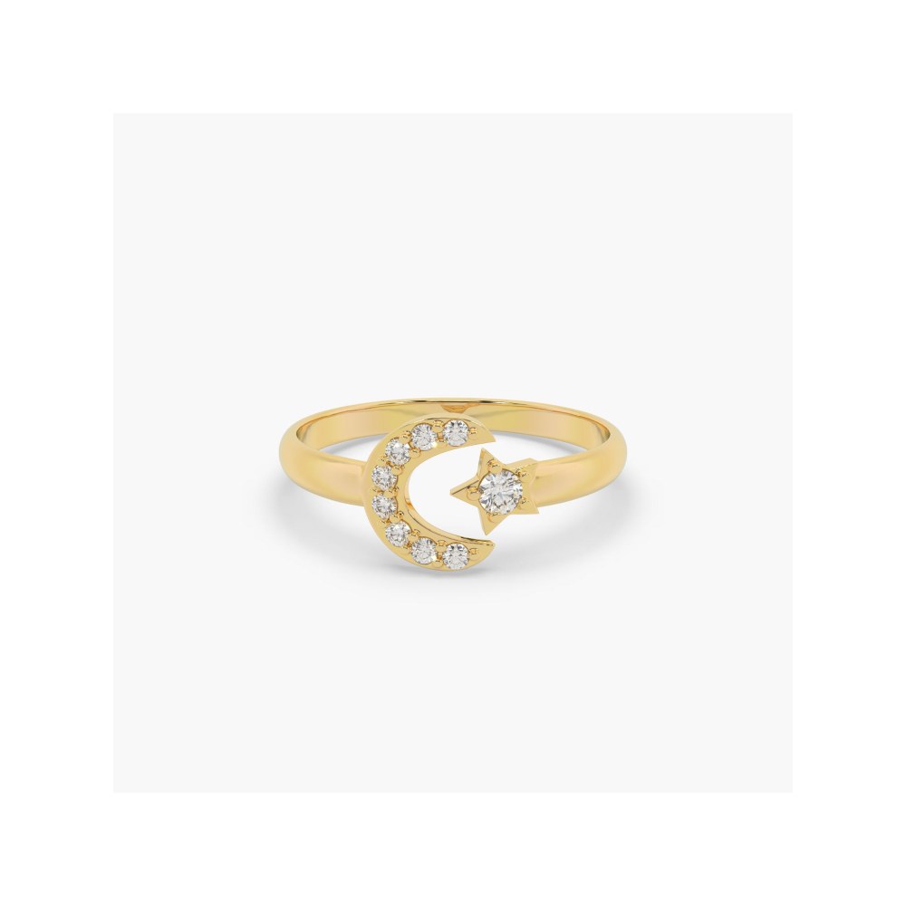 Bijou Co. Celestial Lab Grown Diamond Ring - White