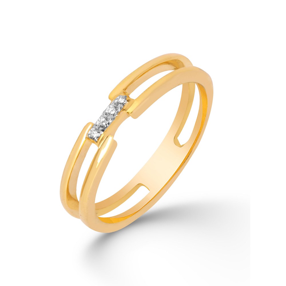 Bijou Co. Twin Bridge Lab Grown Diamond Ring - White