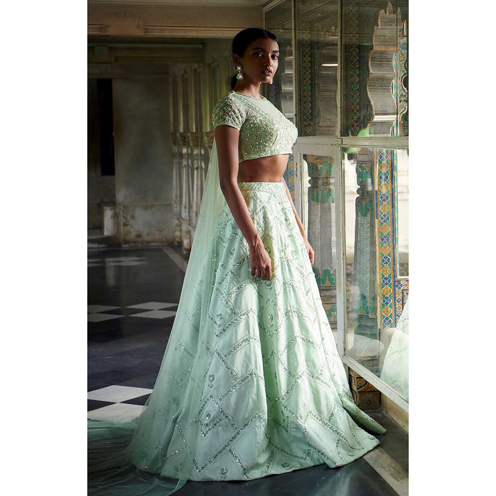 Jigar and Nikita Mint Green (Set of 3)