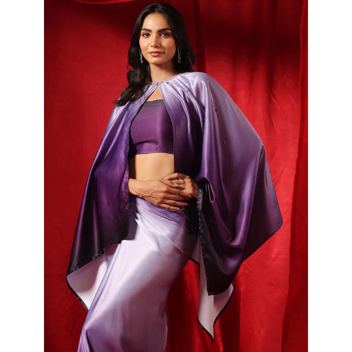 B'Infinite Twilight Ombre Cape with Crop Top (Set of 2)